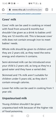 Moving on to Whole Milk