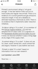 How do you tell which clothes companies are ethical? Primark for example.
