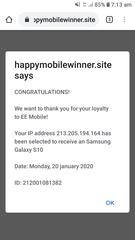 Annoying scam pop-ups