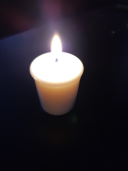 Candle lighting for GoJetterBoy