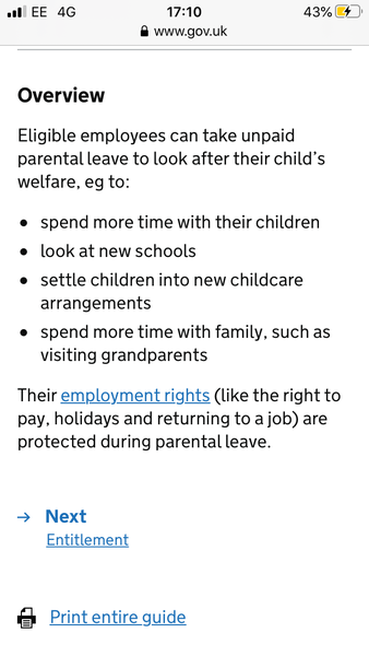 Do you take all of your parental leave each year?