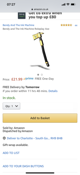 Where can i get a toy axe? For weds!