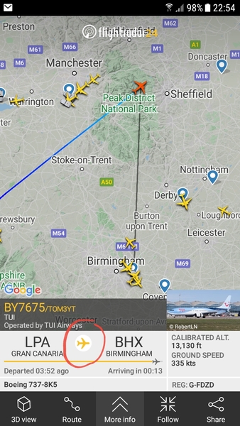 Flight Radar 24 fans