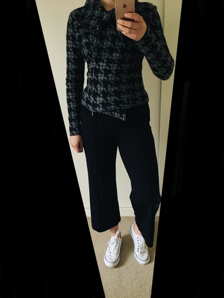 Cropped wide leg trousers - still on trend?