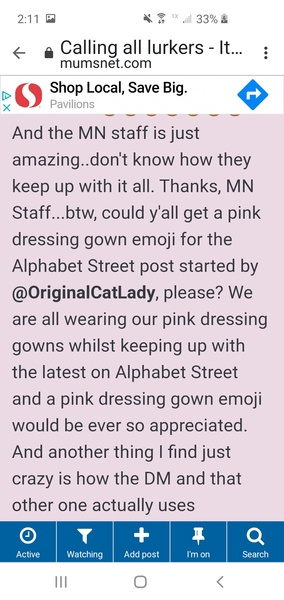 Alphabet Street...is this thread 3?!