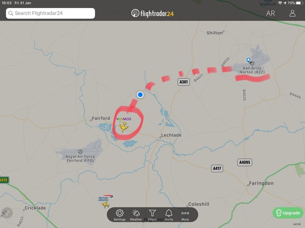 Flight Radar 24 fans