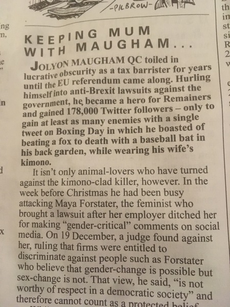Private Eye, Maya Forstater, Jayne Langley