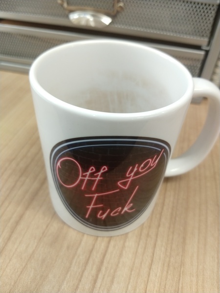 to want to make a badge that says "shut up and fuck off"