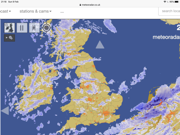 Storm Ciara forecasts and reports