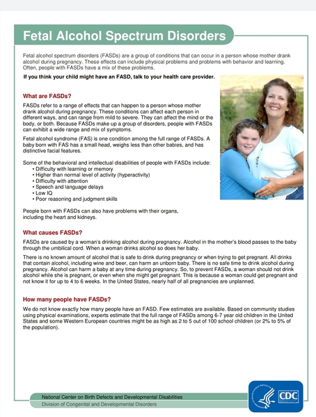 Alcohol when pregnant