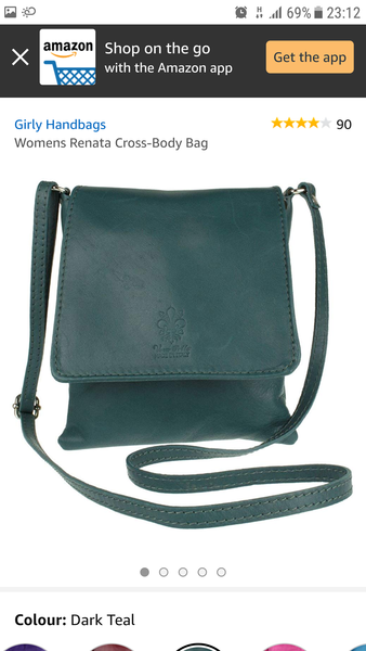 Please help me find a teal bag