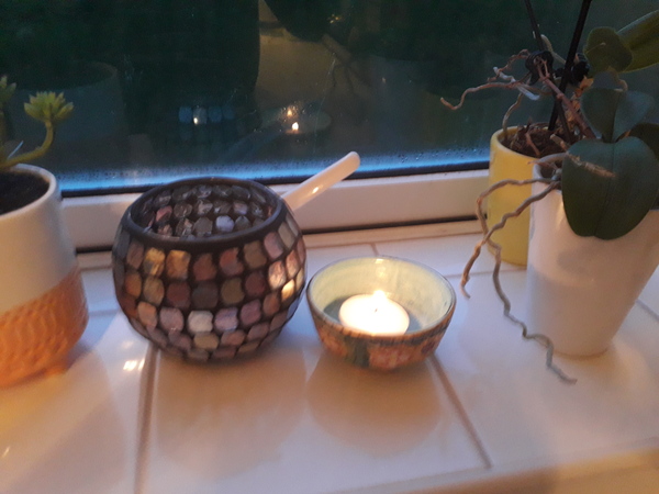 Candle lighting for GoJetterBoy