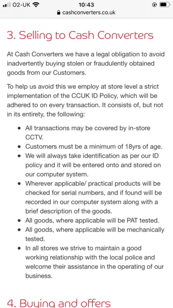To be mightily pissed off with cash converters