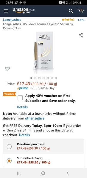 Eyelash serum/Rapidlash