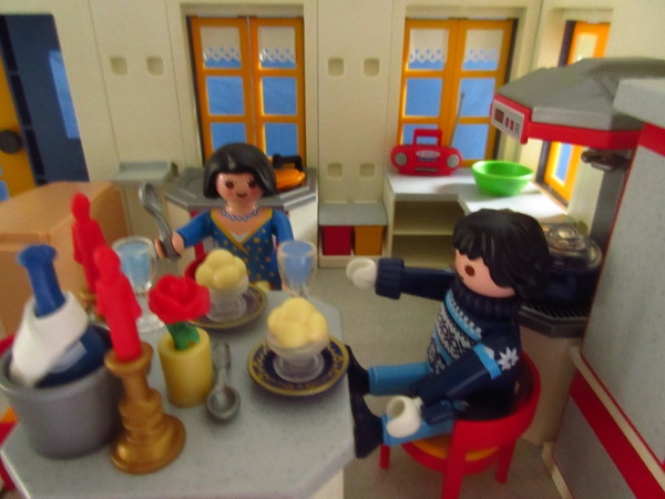 It's St Valentine's Day for the Playmobil people in our house...