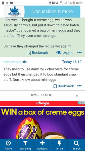 To have only just noticed this about Cadbury chocolate??