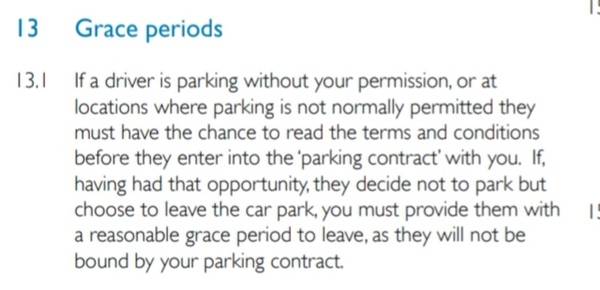 Parking fine
