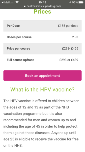 AIBU to not understand why this is not offered to women under 45?