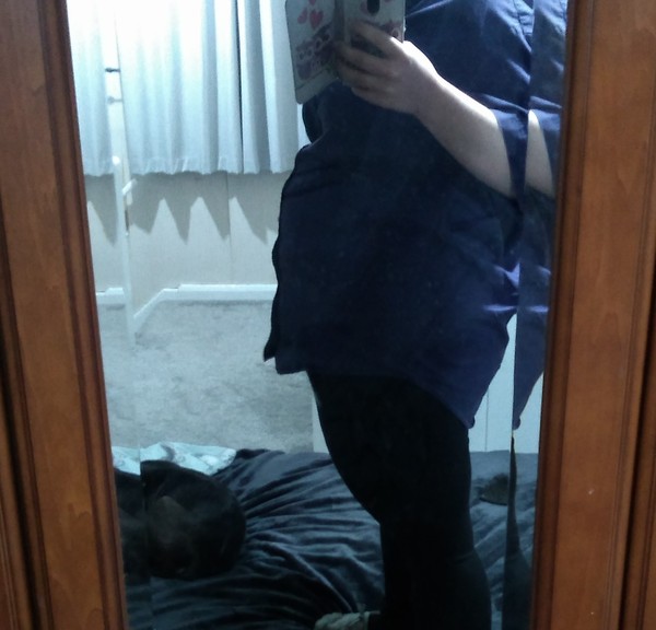 Worried my bump is too big for 16.4 wks - WARNING PHOTO