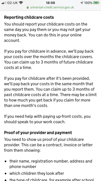 To ask for help answering Universal credit question for my friend
