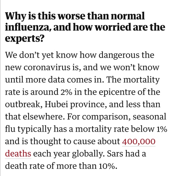 to be worried about coronavirus part 3