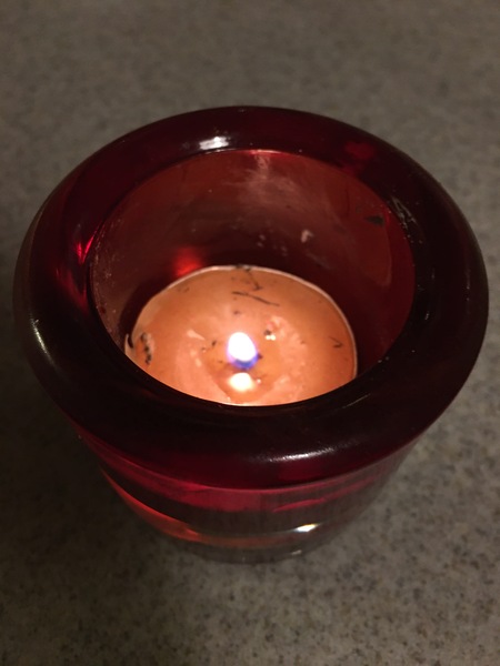 Candle lighting for GoJetterBoy