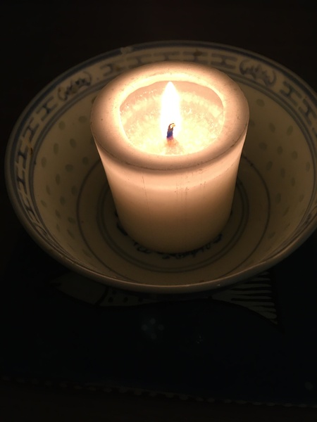 Candle lighting for GoJetterBoy