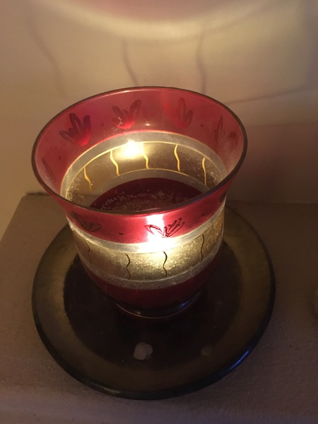 Candle lighting for GoJetterBoy