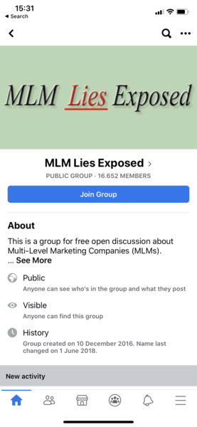 MLM Bot watch 57- where the bizniss 'owners' are their own best customers.