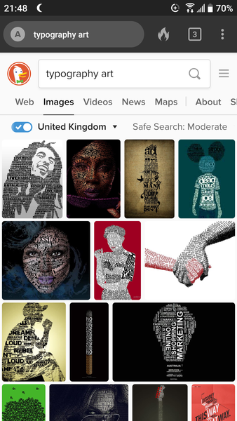 What’s it called when a photo is made out of words?