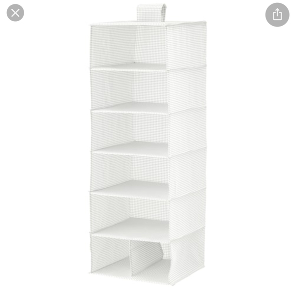 DC clothes organiser for outfits for the week