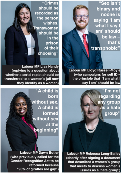 Things Labour MPs have said in the last week
