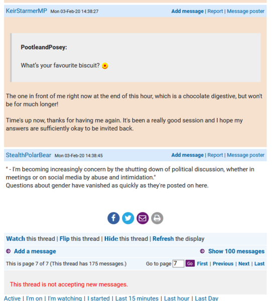 Keir Starmer webchat