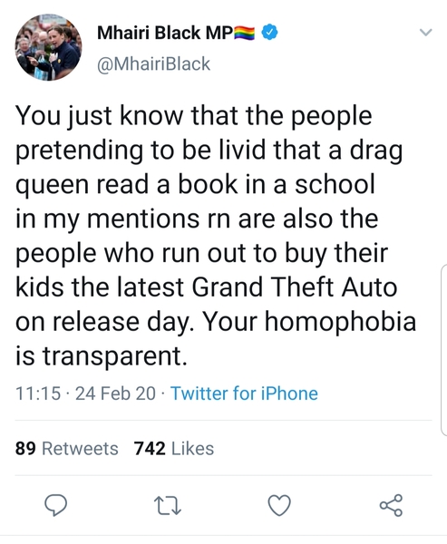 Drag Queen Story Hour in Scottish Primary School