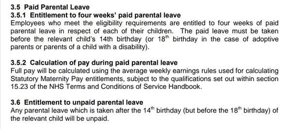 Do you take all of your parental leave each year?