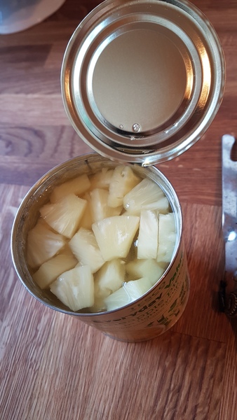 Tinned pineapple 4 years out of date. Would you?