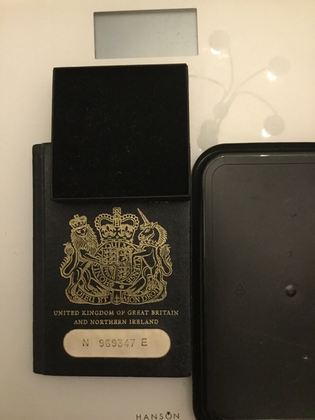 to think old passports were black, not blue