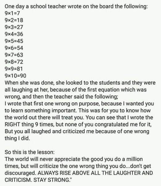 To loose my shit over this...?