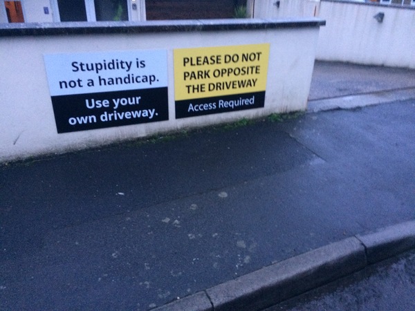 Alphabet Street...join us for some parking drama!