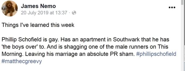 Sorry, another Philip Schofield one...