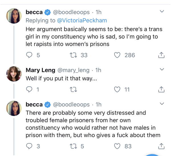 Lisa Nandy says child rapists should be in women’s prisons if they identify as female