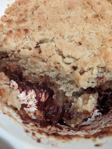 Crumble without fruit???