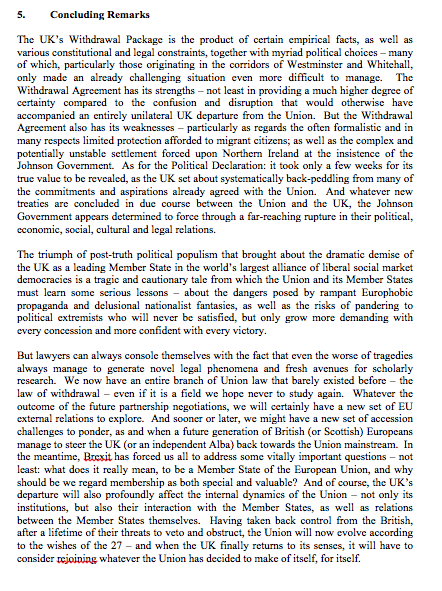 Westminstenders: The Mask is Slipping