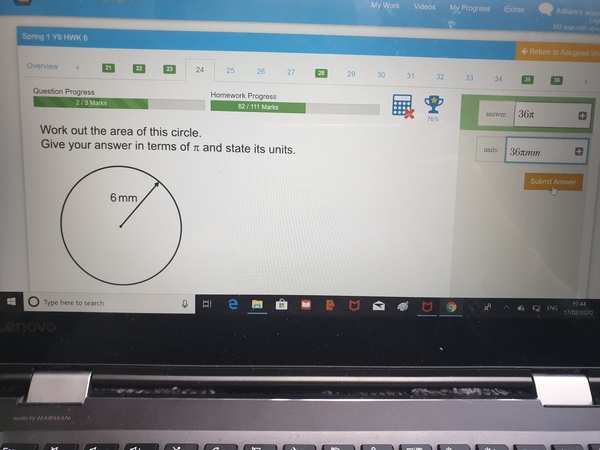 Help with units in PI