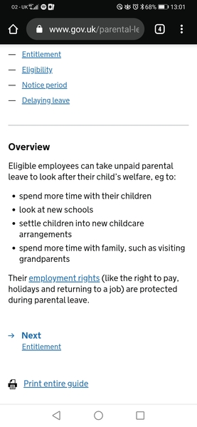 Do you take all of your parental leave each year?