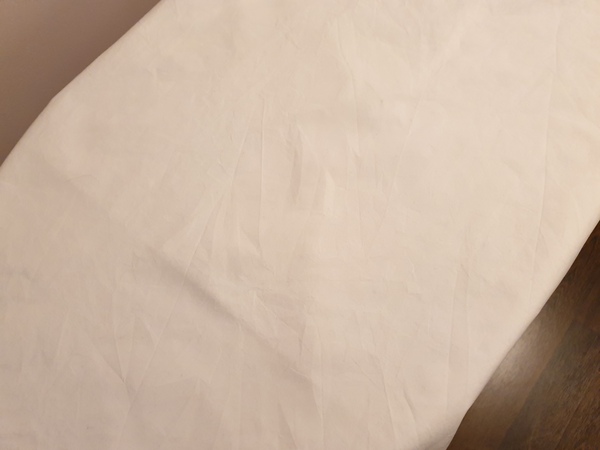 White Company sheets badly creased