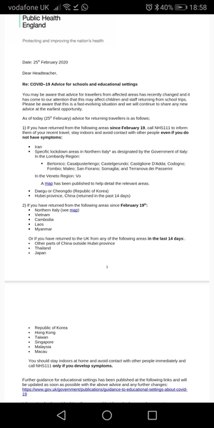 To be worried about Coronavirus part 5