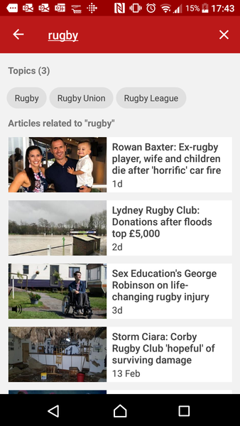 To be terrified by the Australian rugby coach setting his family on fire?