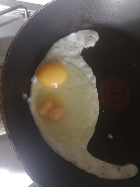 Why did my double yolk egg look deformed