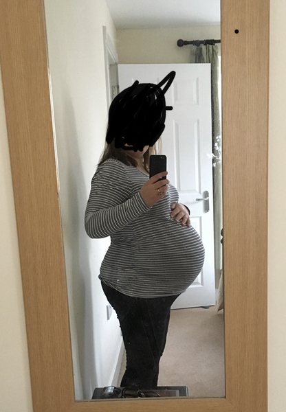 Worried my bump is too big for 16.4 wks - WARNING PHOTO